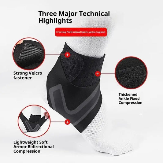 Adjustable Compression Ankle Brace Non-Slip Breathable Foot Guard